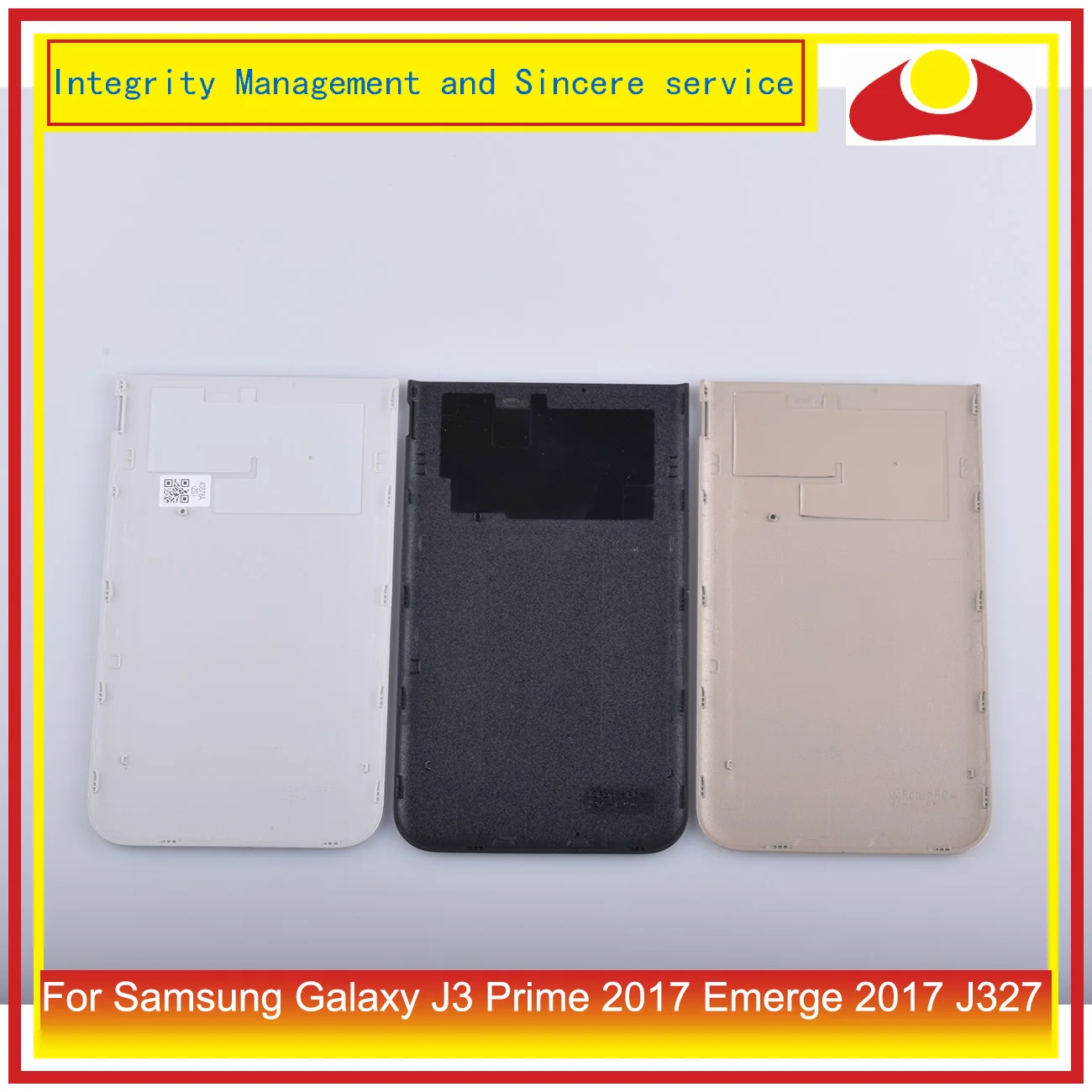 Для Samsung Galaxy J3 Prime Emerge 2nd j327W J327V J327T корпус батарея Дверь задняя Задняя стеклянная крышка корпус