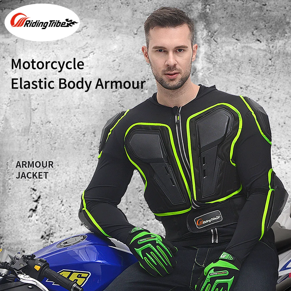 Riding Tribe rcycle Rider Body Armour для мужчин и женщин Защитная куртка эластичная мото Riding Shield rbike Racing Coat HX-P20