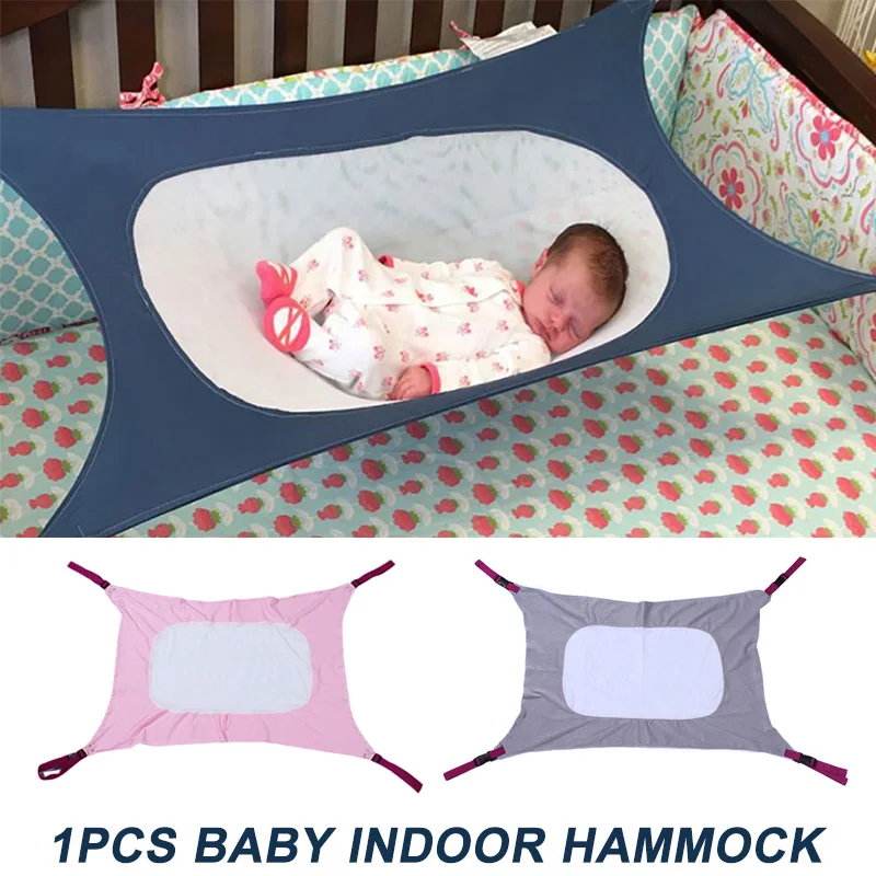 Newborn Baby Hammock Swing Folding Infant Crib Safety Nursery
