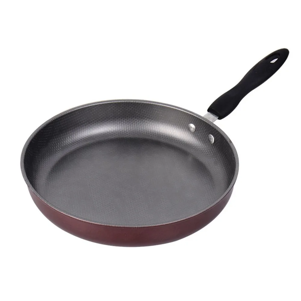 

26cm Non-stick Frying Pan Steel Material Teflon Coating Inside Inductiion&Gas Cookware Pan Home Kitchen Cooking Pans Helper