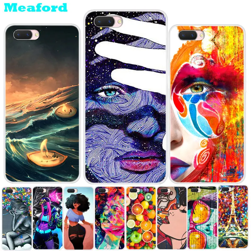 

6.2" Funda For OPPO A3S Case Silicone Soft TPU Phone Case For OPPO A3S A3 S For OPPO A5 Case Realme C1 Back Cover Fashion Print