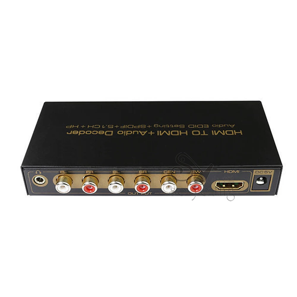 HDMI to HDMI + Audio Decoder 24 bit/96KHz audio DSP 24bit /192KHz DAC HDMI to SPDIF Optical