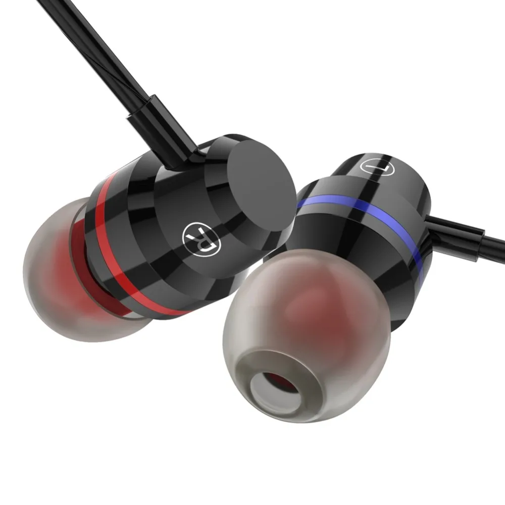 

M5 Metal Earphone With Microphone Stereo Headset 3.5mm Jack Noise Cancelling Earbuds for Iphone Xiaomi Samsung Huawei Phone PC