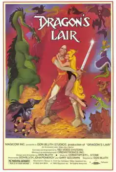 

DRAGON'S LAIR Movie Art Wall Decor Silk Print Poster