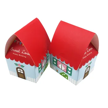 

30 pcs/lot 2019 year new china red Arrival Creative Lovely Cute sweet love wedding candy boxes Gift Box Sugar Candy Package