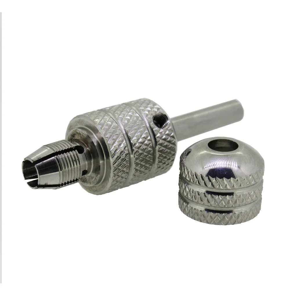 

1Pcs Top Quality Stainless Steel Metal Tattoo Grip For Gun Supplies 2015 New repuestos Tattoo Machine Equipment Accessories