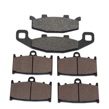 6 шт./компл. мотоциклетные передние и задние тормозные колодки для Kawasaki ZZR 400 ZZR400 1990-1992 ZR 1100 Зефир(ZR 1100 A) 1992-1996 1993 1994