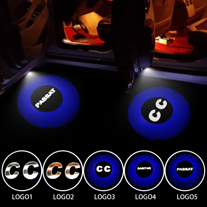 Ghost Shadow Light Car Door Step Courtesy Light for Volkswagen