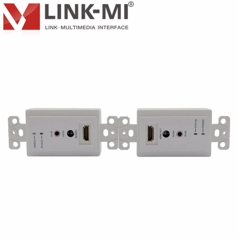 Фото LINK-MI 60M Wallplate HDMI Extender over Single Cat5e/6 с ИК 1080p 3D видео для Северной Америки стандарт Wallplate №4