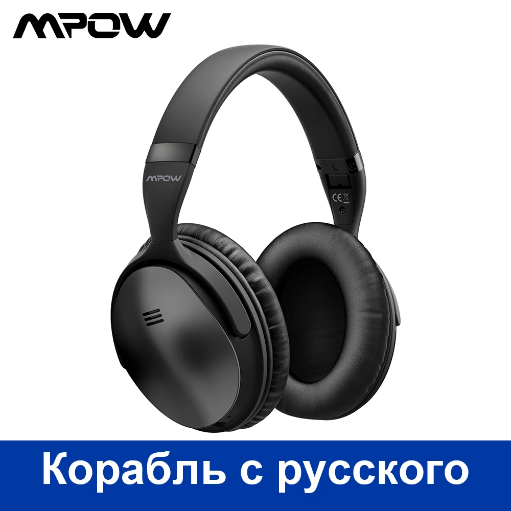 Mpow H5 2nd Беспроводная bluetooth-гарнитура Bluetooth с активным шумоподавлением Наушники 18H