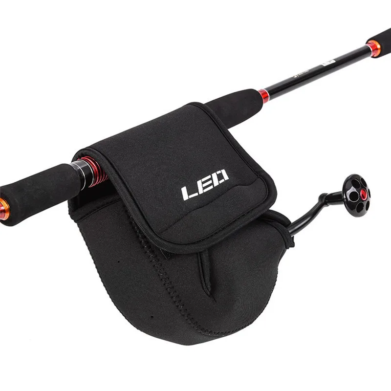 Black Spinning Reel Pouch Baitcasting Fishing Reel Bag Protective Case Cover Holder Hot Sale