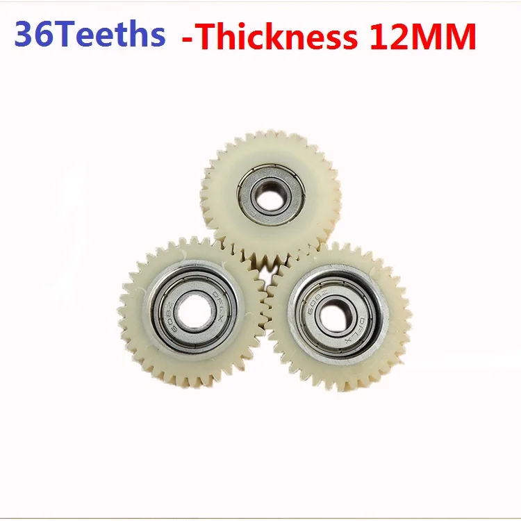3pcs/set 36Teeths Outer Diameter 38mm Thickness 12mm Electric vehicle