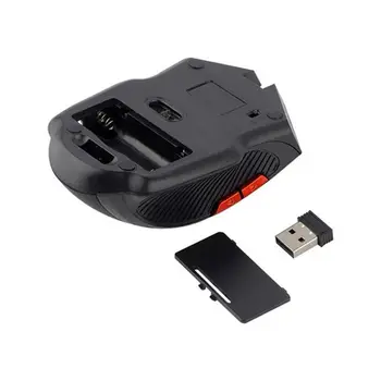 

Hot Sale 2.4G Wireless 6 Buttons Adjustable 2400DPI Optical Game Mouse for Laptop PC