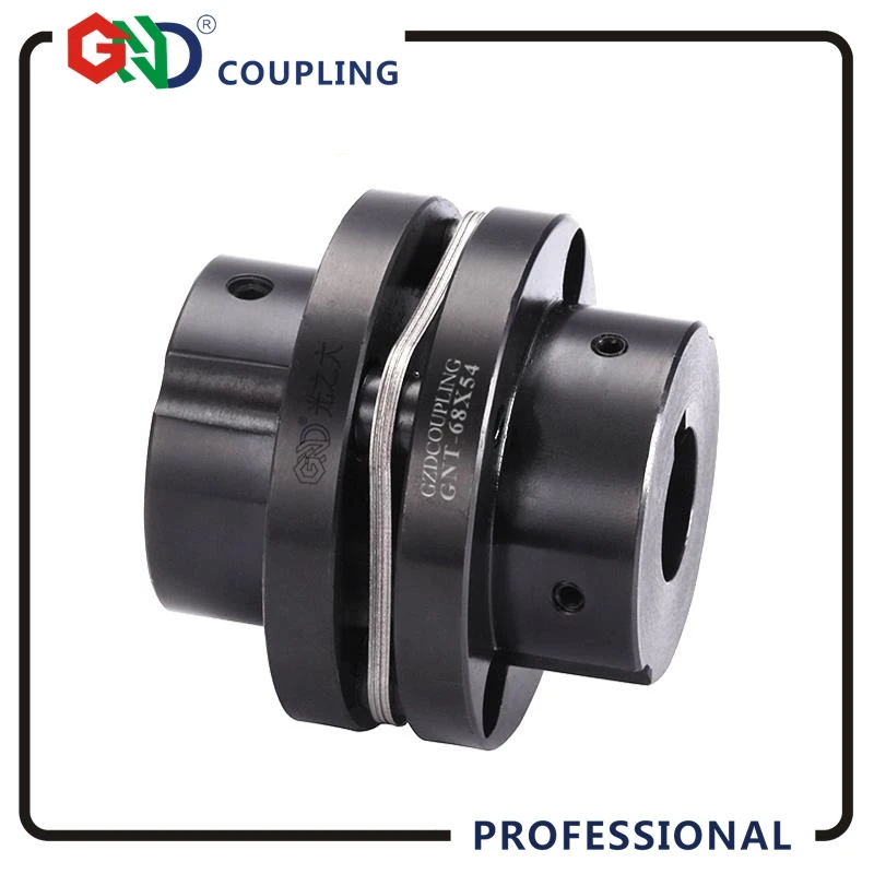 GND 45 Steel Stepped Single diaphragm Keyway setscrews series steel shaft coupling diameter