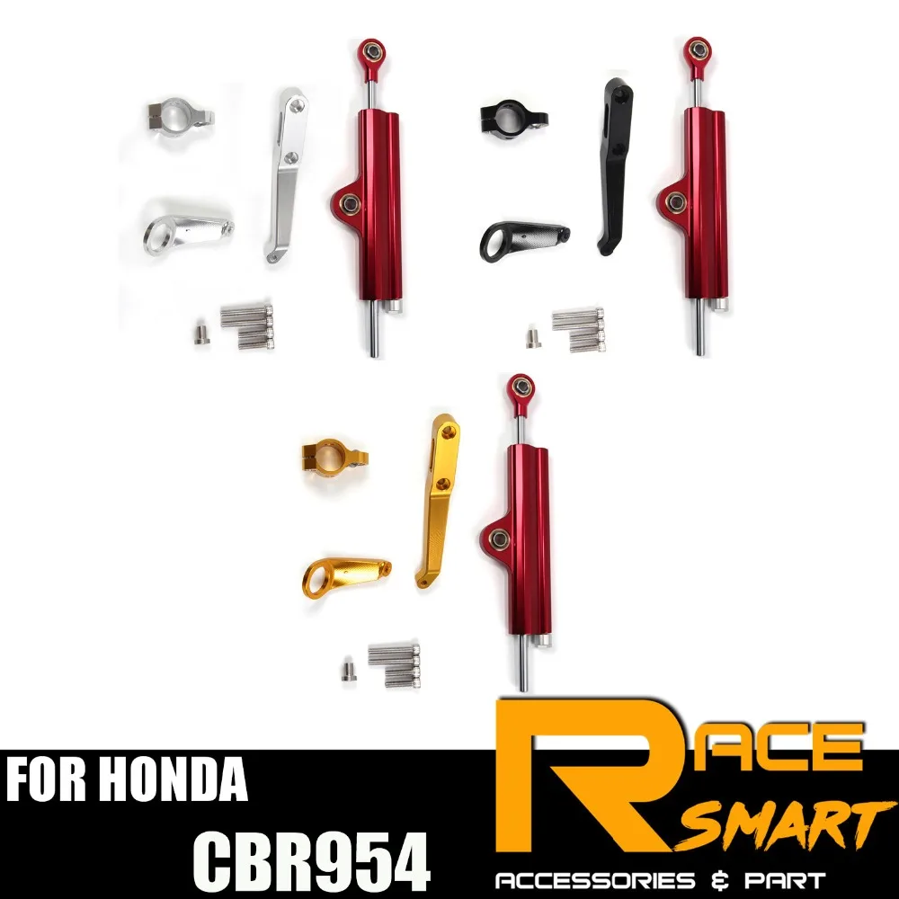 

For HONDA CBR-954 CB-R954 CBR 954 Steering Damper Stabilizer Kit Motorcycle accessories CNC CBR954