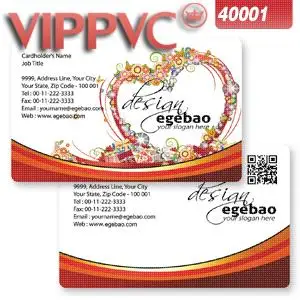 

a40001 One faced Pvc white plastic business card template for name card 0.38mm