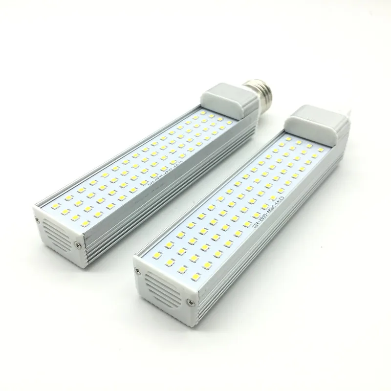 Светодиодный светильник G24 7 Вт 9 11 13 15 18 E27 SMD 2835 точечный с углом обзора 180 градусов