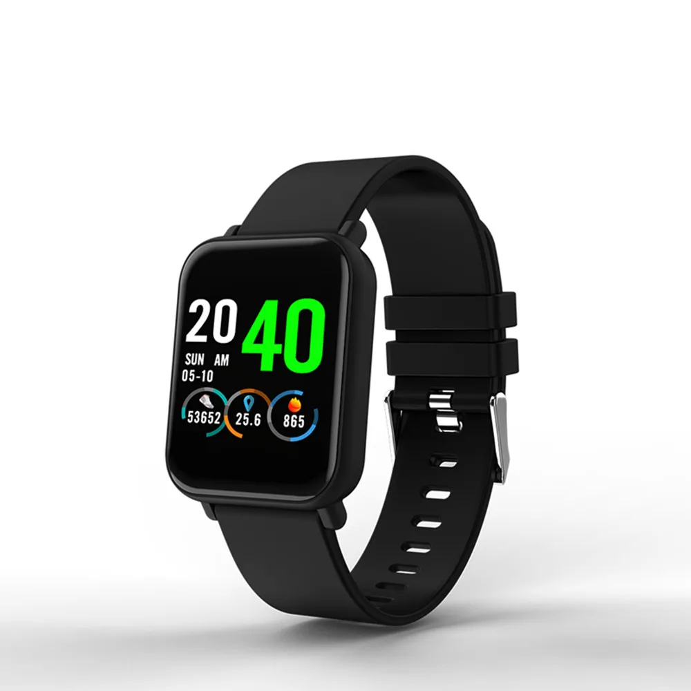 R6 Smart Band Fitness Tracker Color Screen Sleep Monitor HR BP SPO2 Alarm Clock Call Message Reminder IP67 Waterproof Watchband |
