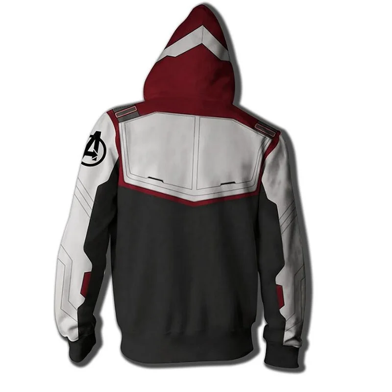 Avengers Endgame Quantum Realm Sweatshirt Jacket Advanced Tech Hoodie Cosplay Costumes 2019 new superhero Iron Man Hoodies suit
