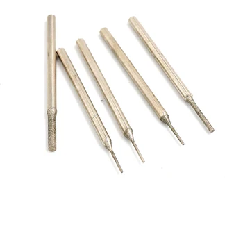 

2.35mm Shank 0.4-1.8mm Diamond Grinding Needle Drill Bits for Glass Marble Rock Jewelry Engraving Rotary Tool Set