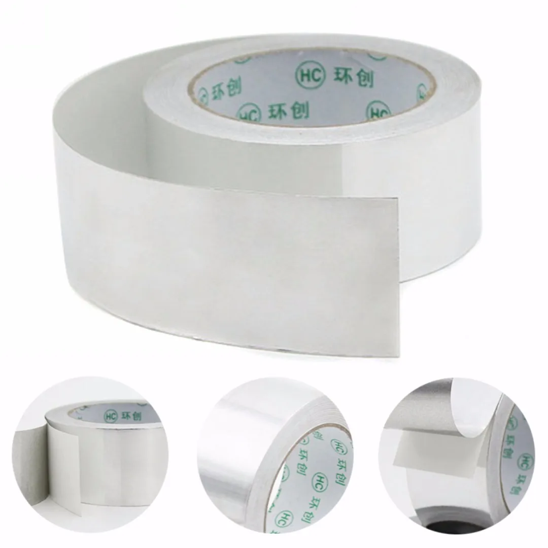 Strong Aluminium Self Adhesive Foil Tape 48mmx10m Roll Foil Tape Repair Panel Mayitr Hot Selling