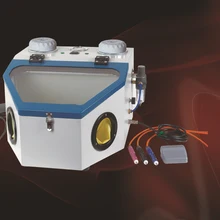 Стоматологический лабораторный пескоструйный аппарат, ювелирный пескоструйный аппарат, стеклянный Пескоструйный Аппарат