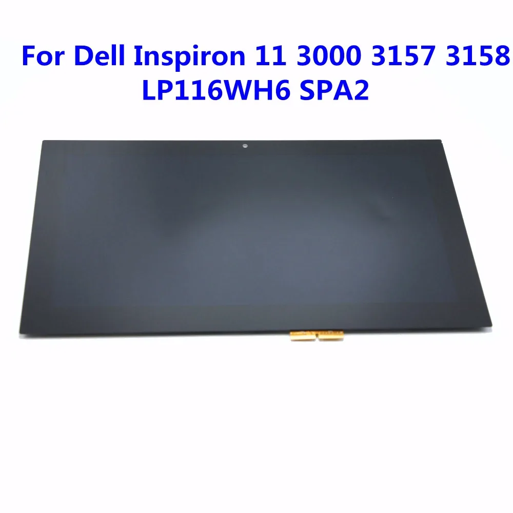 Nová 11,6 "LCD dotyková obrazovka Sklíčko Digitalizátor Sklo pro Dell Inspiron 11 3147 3148 3000 3157 3158 3152 3153 i3153 LP116WH6 SPA2