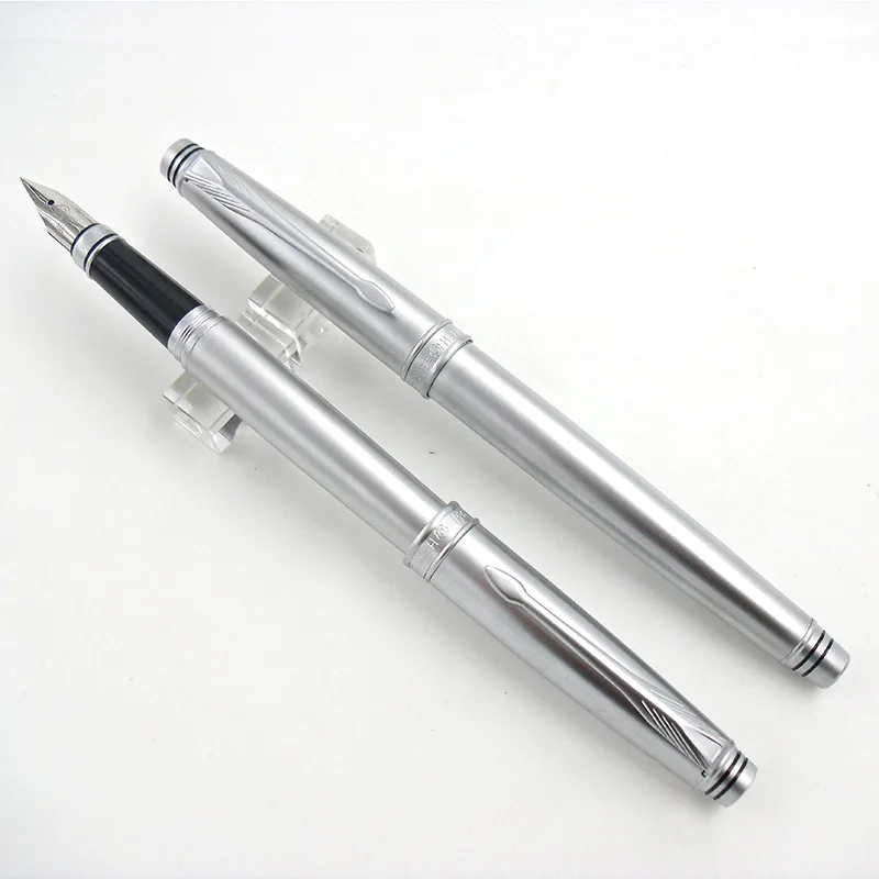 

Free Shipping 90 's inventory hero pen 52-1 Silver Iridium 50 upgrade nostalgic old pen worth collecting The best gift