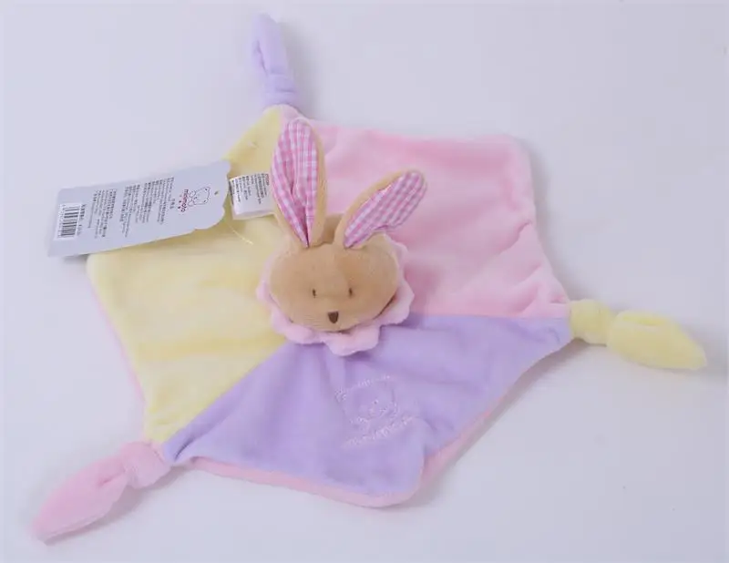 Новое поступление Животные кукла/многофункциональный Утешительный полотенце младенцев и детей Классические игрушки ручной кукольный 1 шт - Цвет: Розовый