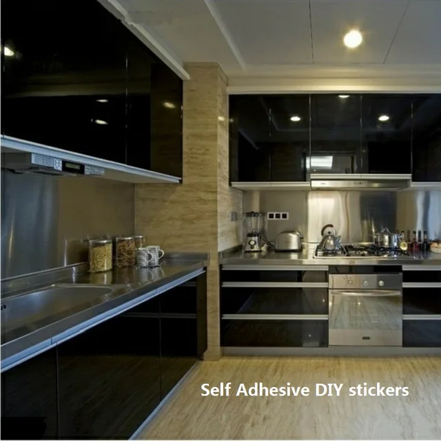 Red Self Adhesive Diy Stickers Vinyl Wallpaper Roll For Furniture