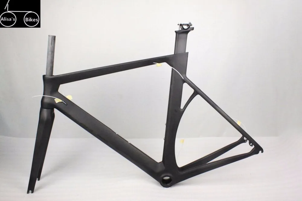 

Factory online store directly sell no agecy Toray T800 frame+fork+seatpost+clamp+headsets BSA carbon road frame 2017 DIY