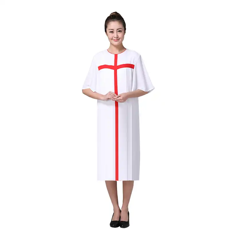 Unisex choir dress Gown robe Chasuble Priest vestment Summer Sing Gown