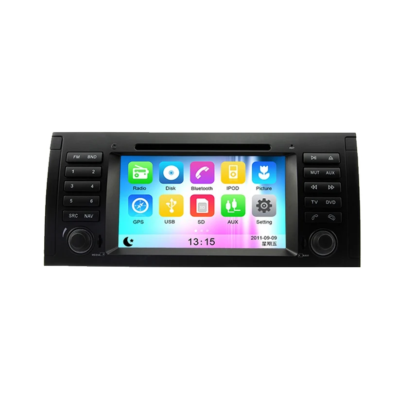 Top Liislee Android Car GPS Navigation Car Navi player For BMW 5 / X5 / M5 / 7 /For Range For Rover Multimedia Audio Video Radio 1