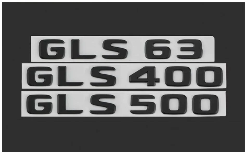 Плоский черный S63 S320 S65 эмблема значок W221 W222 авто автомобиль Para Luces буквы багажник Задняя звезда значок логотип для Mercedes Benz AMG