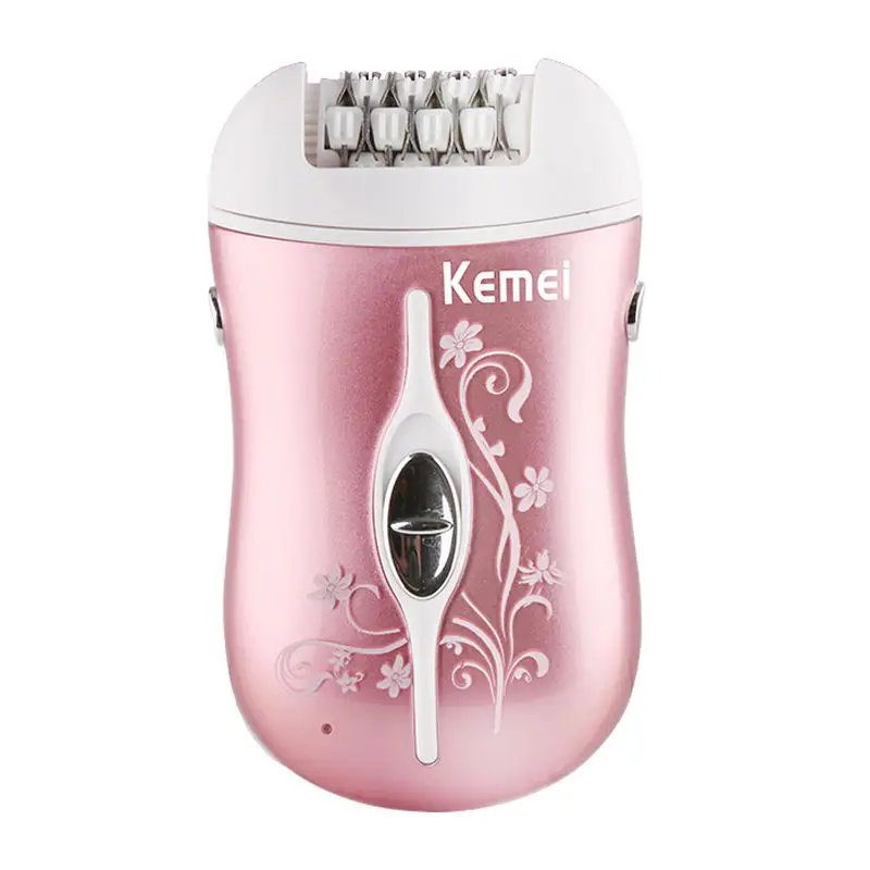 Kemei Rechargeable 3 In 1 Hair Remover Device Lady Epilator Hair Shaver