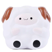 Jumbo Cute Sheep Squishy Simulation Soft Slow Rising Squeeze Toy Cream Scented Stress Relief novelty Fun Toys Gift for Children
