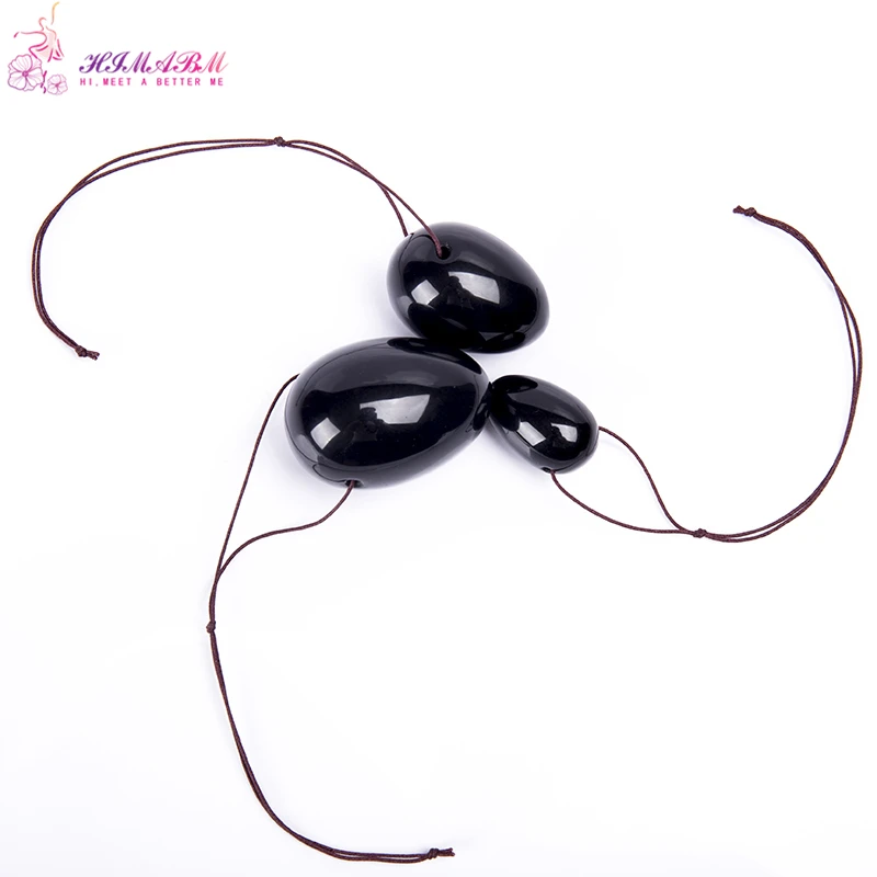 1 set = 3 pcs 1 set natural black obsidian egg for kegel exercise pelvic floor muscles vaginal exercise yoni egg ben wa ball 1 set = 3 pcs 1 set natural black obsidian egg for kegel exercise pelvic floor muscles vaginal exercise yoni egg ben wa ball
