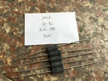 

New and origina DALE 5W3R 5% G-5C Fever resistance high power and small volume 6*14MM 3 ohms