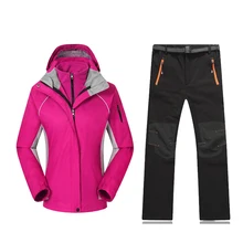 Зимний и весенний женский спортивный костюм stormwear, ветронепроницаемый, водонепроницаемый, Термальный, для альпинизма, катания на лыжах, путешествий и циклин