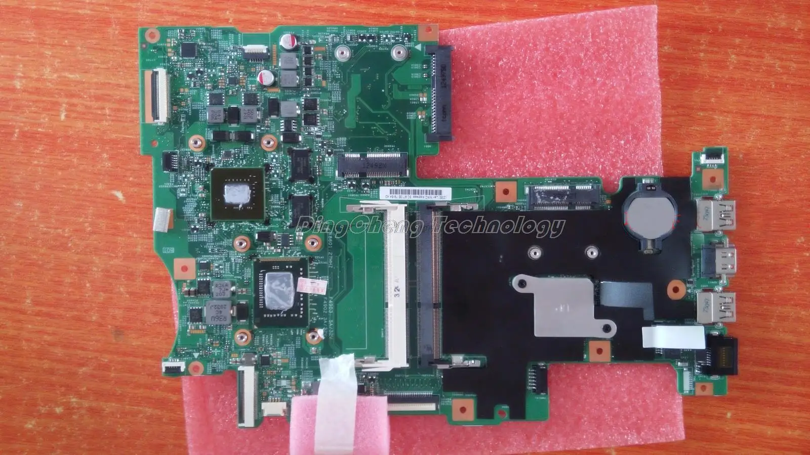 

SHELI laptop Motherboard for Lenovo M490S 48.4YG01.011 with 4 video chips non-integrated graphics card 100% tested Fully