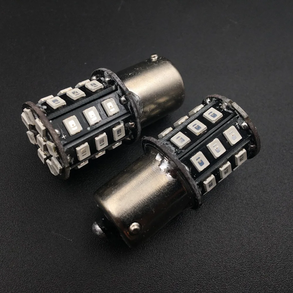 BA15S P21W R5W R10W 1156 1141 1003 33 SMD 2835 Светодиодный фонарь заднего хода лампа белый красный