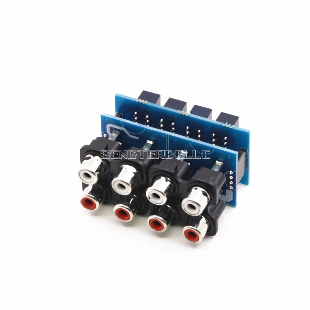 Remote Volume Audio Input Choose Motor Pot Preamplifier Board + On/Off Control