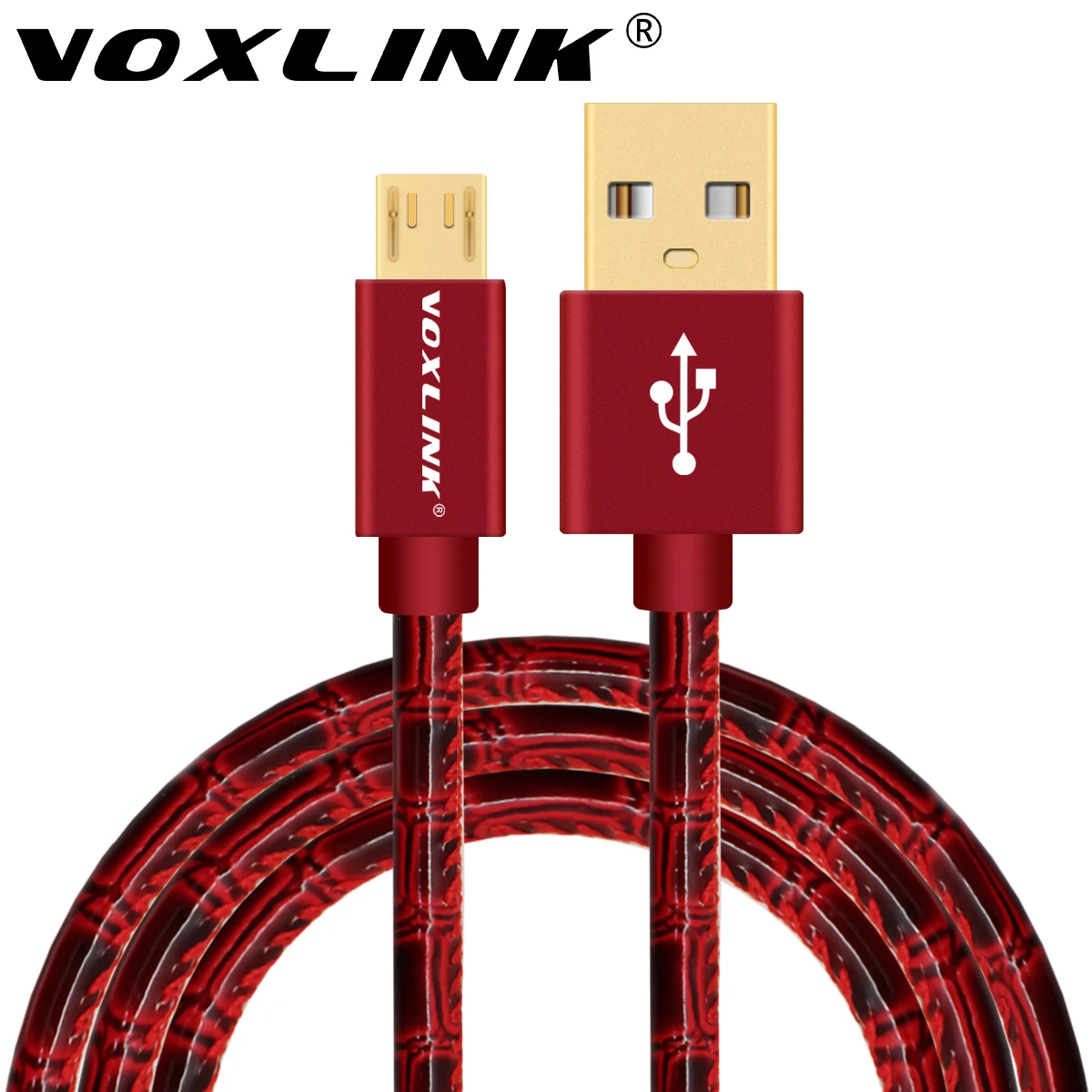 Micro USB Cable VOXLINK USB Data Charger Cable font b Android b font Mobile Phone Charging