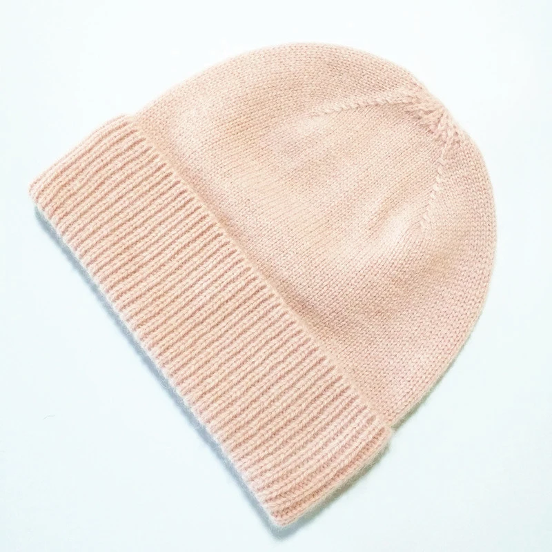 Beanie Women Men Wool Winter Warm Hat Knit Cap Headwear Casual Hiking Outdoor Ski Accessory (4)