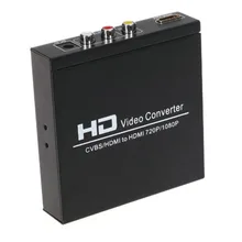 AV+HDMI TO HDMI converter 480I(NTSC)/576I(PAL) to 720P/1080P AV and HDMI Switcher hdmi output