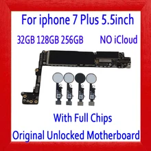 Заводская разблокированная для Apple iphone 7 Plus материнская плата без сенсорного ID/с сенсорным ID 100% оригинал для iphone 7 Plus 5,5 дюймов материнская плата