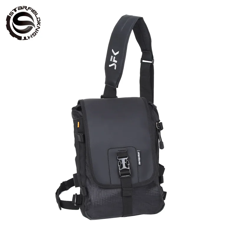 

SFK Motorcycle Bags Waterproof Shoulder Bag Backpack Moto Saddle Bag Portable Luggage Universal Motocross Travel Racing Backpack