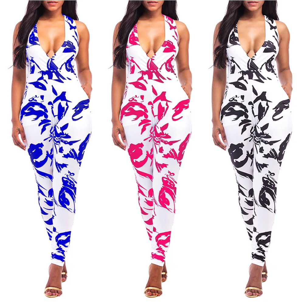 2017 Quick Sell European American Sexy Deep V Night Club Bandage Summer