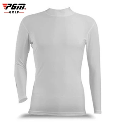 PGM, футболки для тренировок в гольф, PGM одежда для гольфа, Солнцезащитная одежда для мужчин, спортивная одежда для мужчин, обтягивающее нижнее белье, одежда для гольфа, D0355 - Цвет: Серый