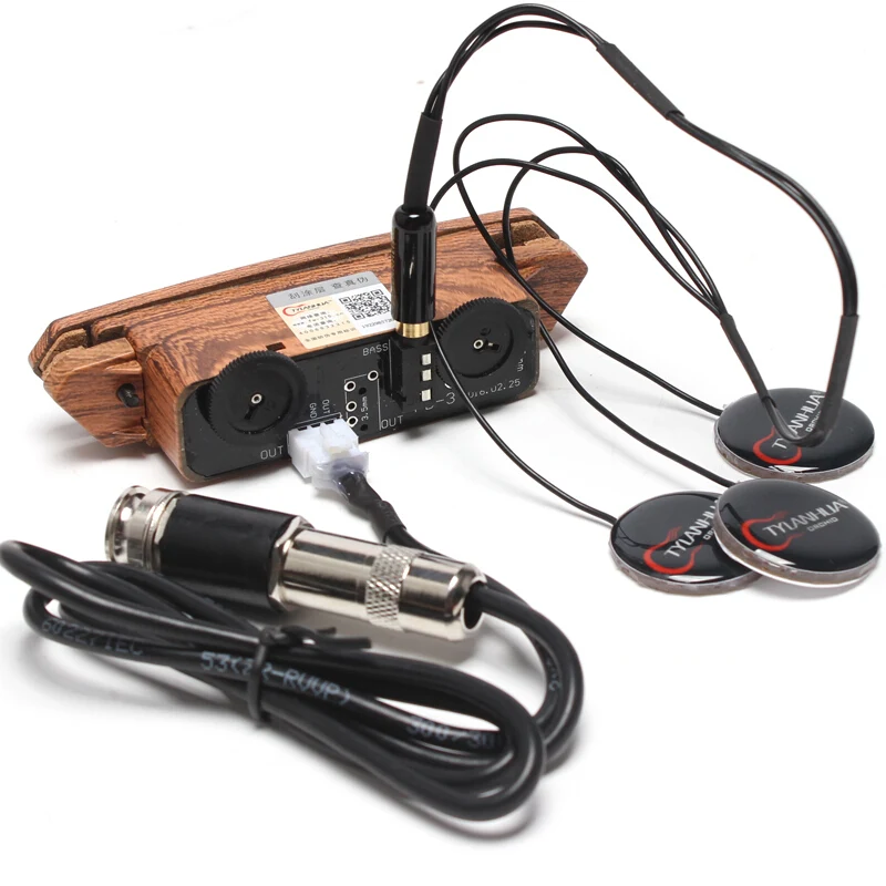 Skysonic A 910 Acoustic Guitar Pickup Easy to Install or Uninstall